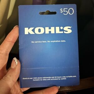 Kohl's Blue Gift Card $50